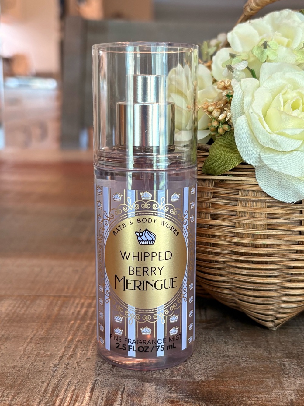 NEW Bath & Body Works WHIPPED BERRY MERINGUE Fragrance Travel Spray ••HTF••